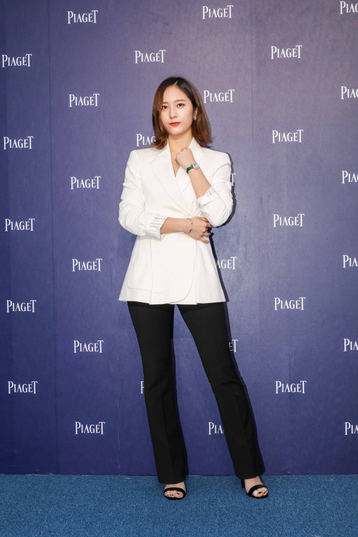 韓國時尚女星Krystal鄭秀晶出席伯爵快閃店開幕活動-1