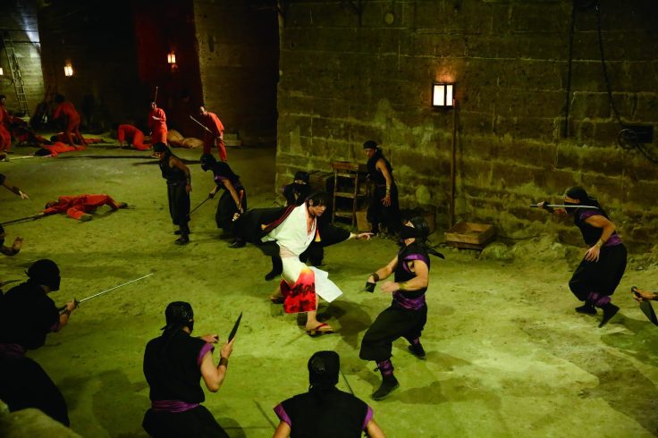 【笑傲曇天】劇照-沒有參與到這支舞的福士蒼汰在電影首映會上也表示，己看完影片覺得實在太帥氣了好羨慕