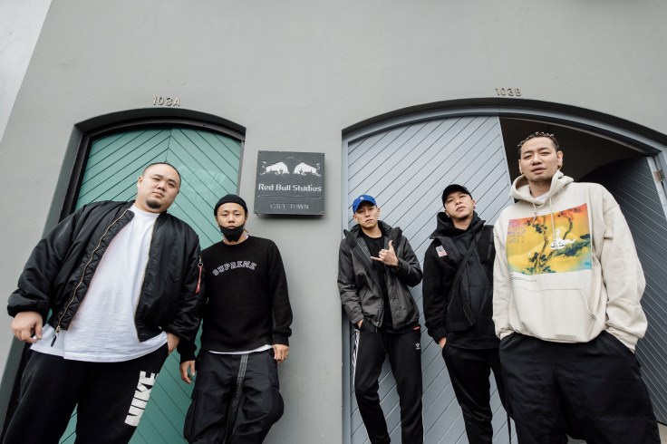 前往南非Red Bull studio錄製新曲(由左至右) 頑童MJ116大淵、Tipsy、頑童MJ116瘦子、頑童MJ116小春、陳星翰.jpg