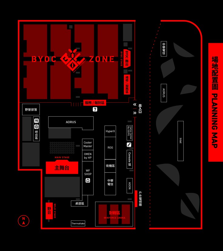 【新聞用圖01】WirForce 2018 場地配置圖