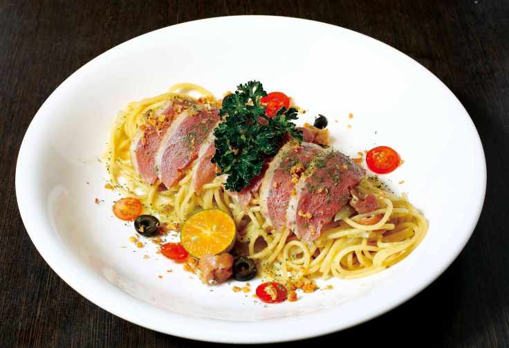 蒜味鴨胸義大利麵