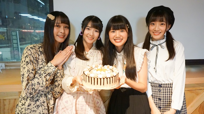 林倢、詩羽、于馨、小迪（左到右）