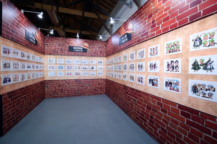 展覽中展出七月航海王動畫全新篇章的和之國設定稿