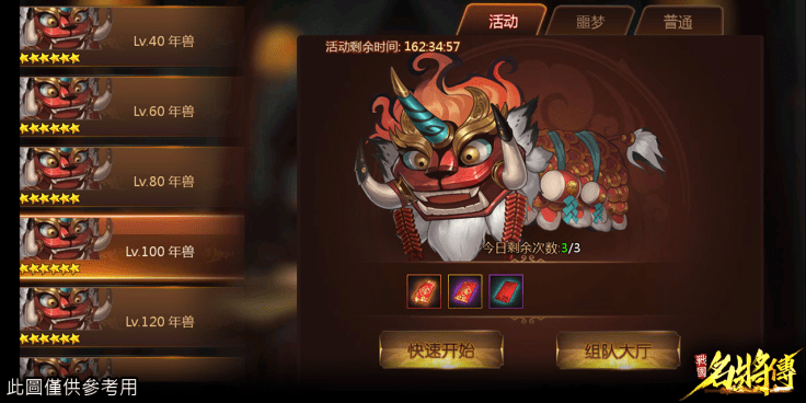 上古年獸：山魈。