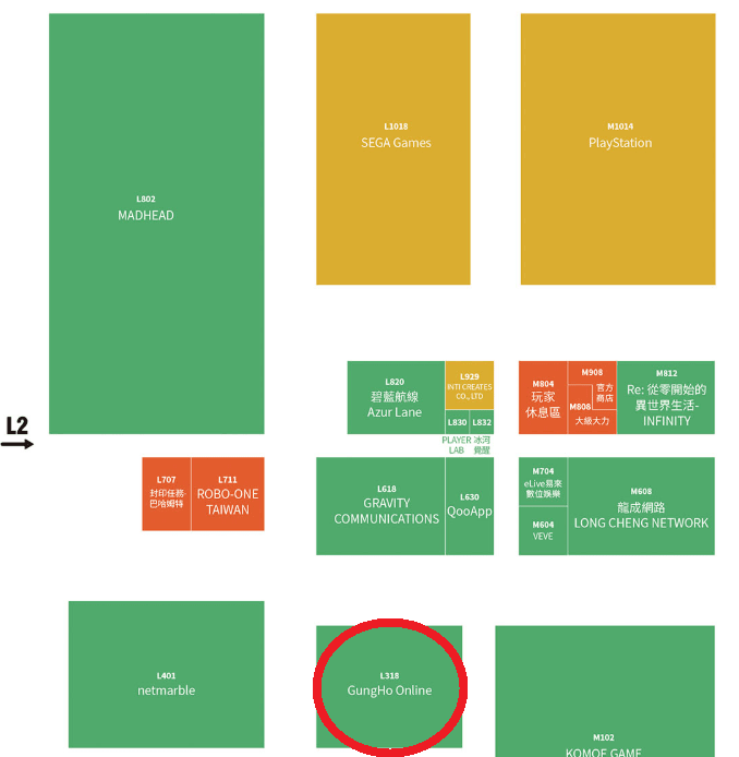 TEPPEN 場地平面圖