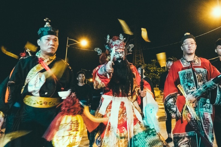《馗降：粽邪2》「李康生（圖中）親扮鬼王，跳鍾馗送煞」