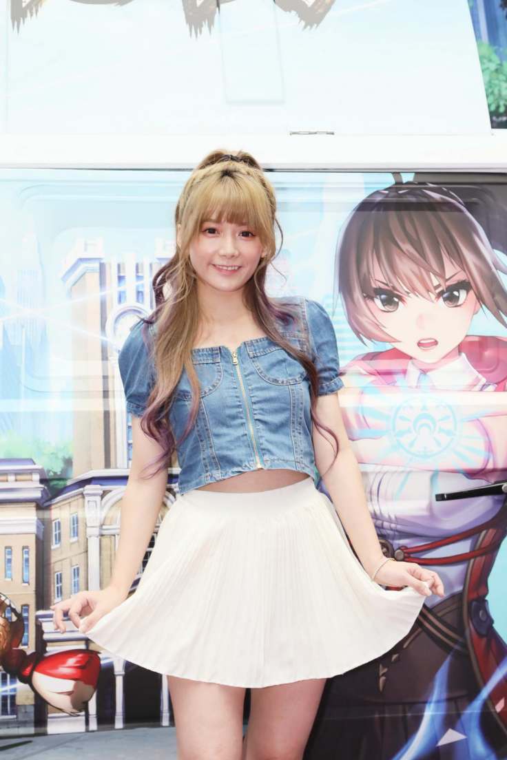 人氣網紅「解婕翎」親臨現場與媒體朋友們分享遊戲