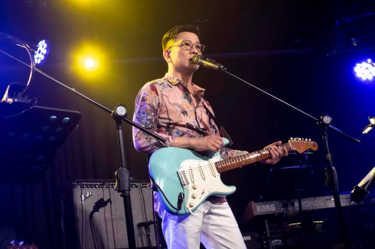 觀眾喊鴻哥你好帥！ 陳子鴻笑回：這句話常聽到但聽到還是很爽！